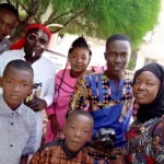 Photo famille des acteurs