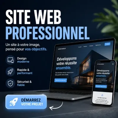 Création de sites web professionnels qui attirent des clients